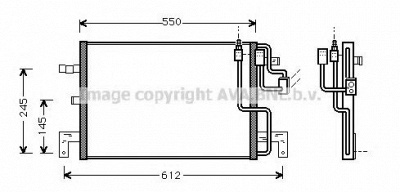AVA QUALITY COOLING sb5032 -  Конденсатор, кондиционер